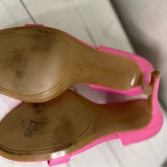Calvin Klein Pink Heels Elegant Design - Picture 7 of 7